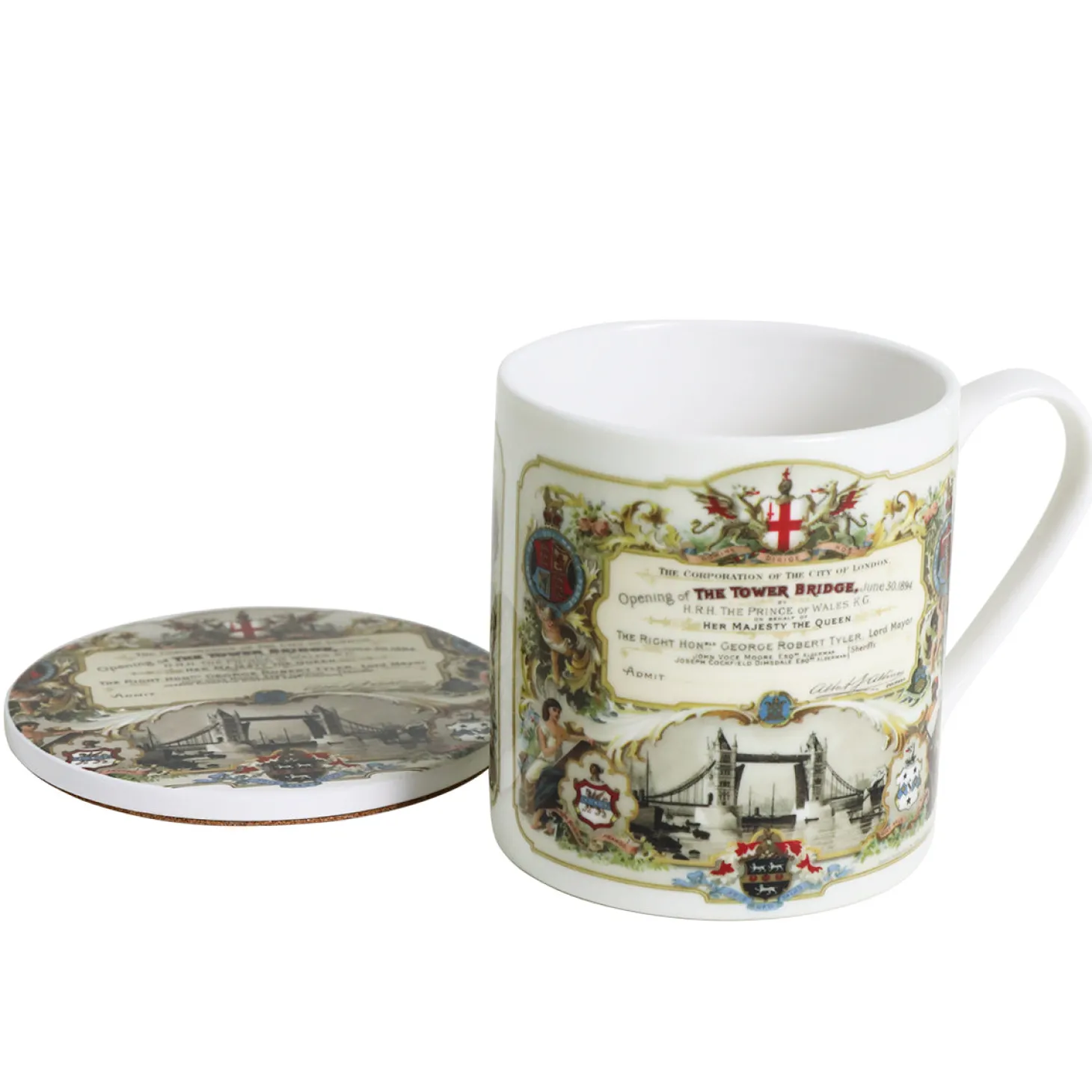 tower_bridge_invitation_coaster_1.webp Store Invitation Coaster Coasters | Tower Bridge Gifts