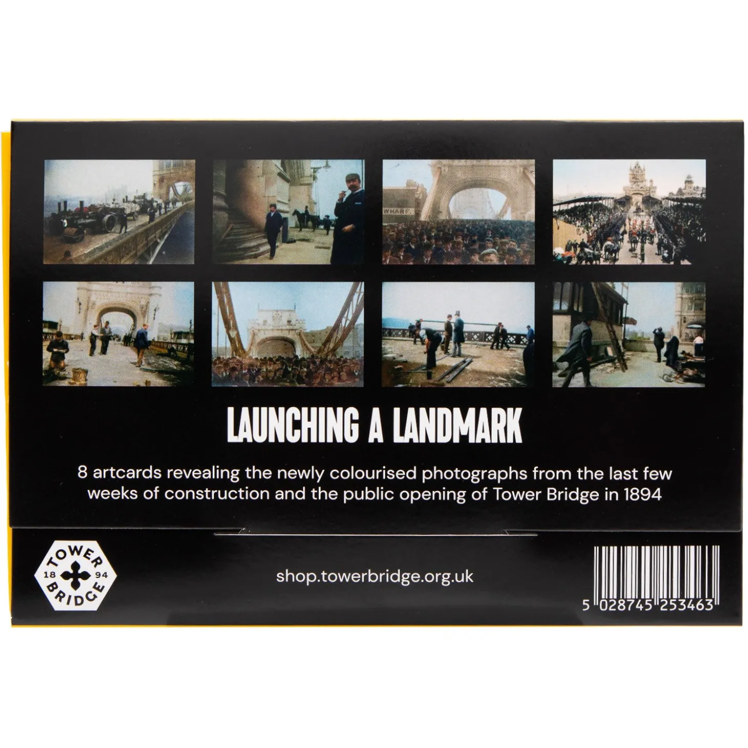 tower_bridge_launching_a_landmark__set_of__postcards_1.webp Outlet Launching A Landmark - Set of 8 Postcards Office & Stationery | Tower Bridge Gifts