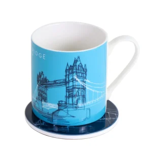 Hot Line Ceramic Coaster Coasters | Tower Bridge Gifts