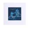 Shop Line Small Print - Dark Blue Prints & Posters | Tower Bridge Gifts