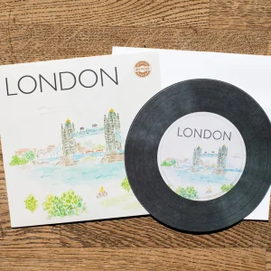 Best Tower Bridge London Vinyl LP Greetings Card Office & Stationery | Tower Bridge Gifts