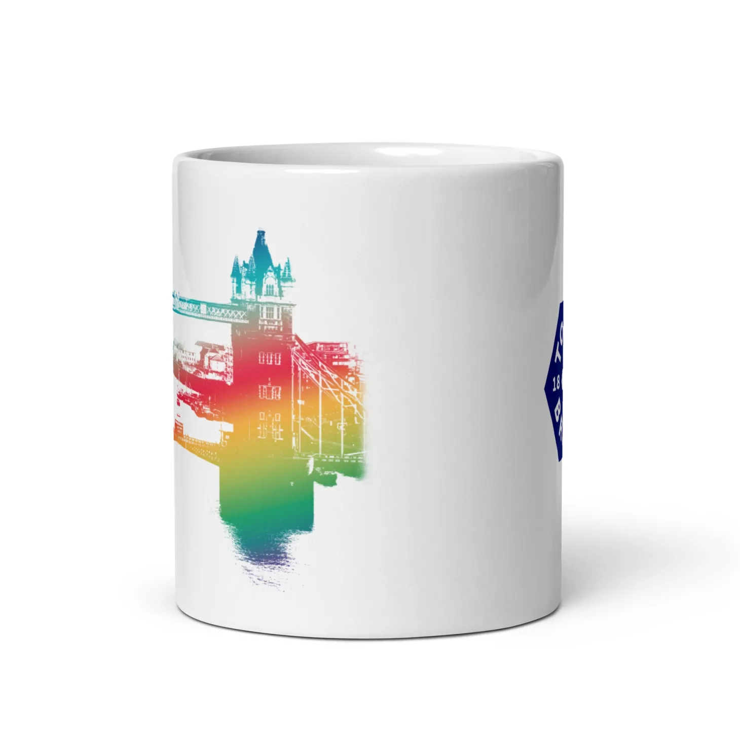 tower_bridge_rainbow__mug_2.webp Best Sale Tower Bridge Rainbow - Mug Mugs | Tower Bridge Gifts