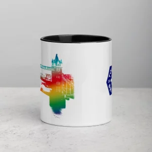 Discount Tower Bridge Rainbow - Mug with Colour Inside Mugs | Tower Bridge Gifts
