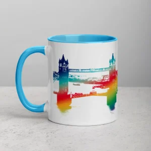 Discount Tower Bridge Rainbow - Mug with Colour Inside Mugs | Tower Bridge Gifts
