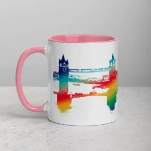 Discount Tower Bridge Rainbow - Mug with Colour Inside Mugs | Tower Bridge Gifts
