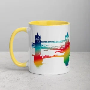 Discount Tower Bridge Rainbow - Mug with Colour Inside Mugs | Tower Bridge Gifts