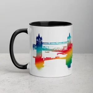 Discount Tower Bridge Rainbow - Mug with Colour Inside Mugs | Tower Bridge Gifts
