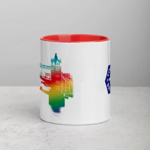 Discount Tower Bridge Rainbow - Mug with Colour Inside Mugs | Tower Bridge Gifts