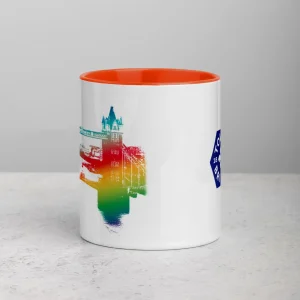 Discount Tower Bridge Rainbow - Mug with Colour Inside Mugs | Tower Bridge Gifts