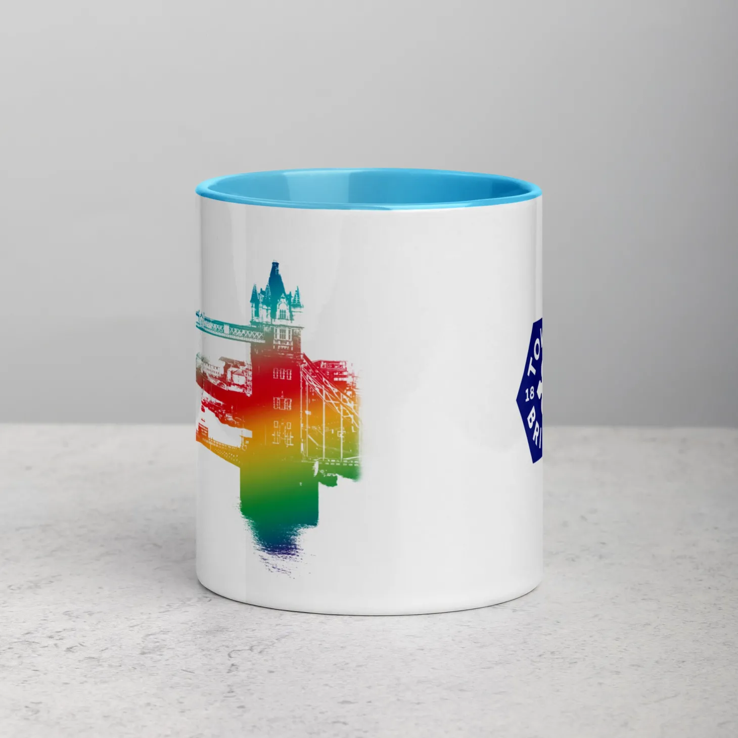 tower_bridge_rainbow__mug_with_colour_inside_9.webp Discount Tower Bridge Rainbow - Mug with Colour Inside Mugs | Tower Bridge Gifts