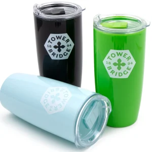 New Tower Bridge Reusable Sarasota Tumbler - Black Mugs | Eco-friendly Gifts