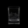 Cheap Tower Bridge Square Dram Whisky Glass Glasses & Glassware | Tower Bridge Gifts