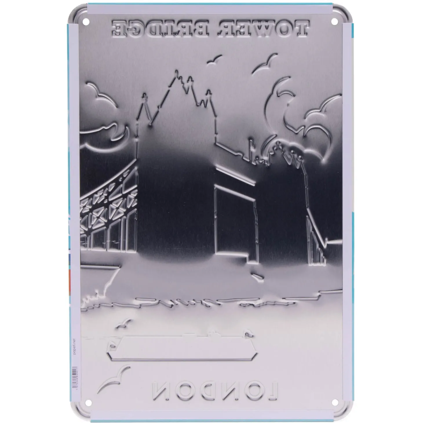 Store Vintage Design Metal Sign Tower Bridge Gifts