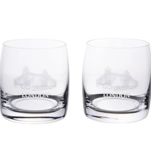 Clearance Tower Bridge Whisky Glasses Boxed Set Glasses & Glassware | Luxury Gifts