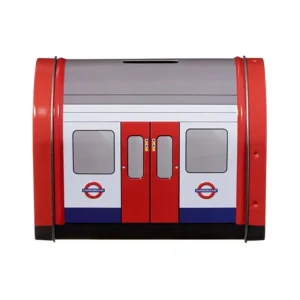 Sale Tube Train Money Box Tin Chocolate Chip Cookies Food & Drink
