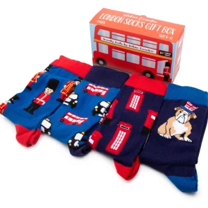 Cheap Socks London Bus Gift Box Clothing | Socks
