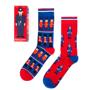 Fashion Socks Police/Guard Two Pack Clothing | Socks