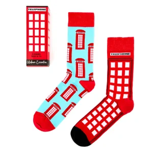 Outlet Socks Telephone Box Two Pack Clothing | Socks