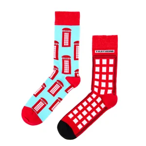 Outlet Socks Telephone Box Two Pack Clothing | Socks