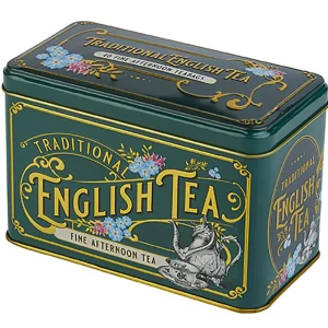 Outlet Victorian English Tea - Dark Green Tin Food & Drink