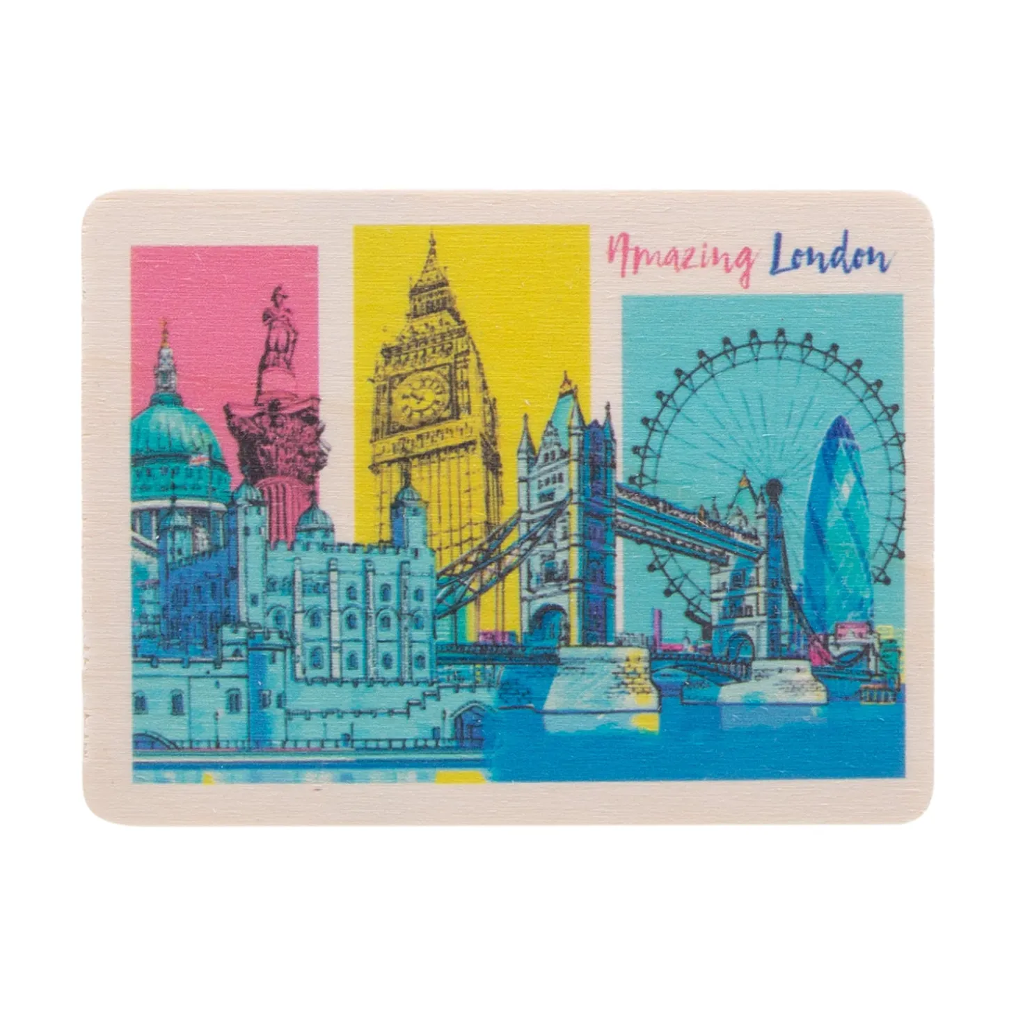 wooden_magnet_amazing_london_0.webp Outlet Wooden Magnet Amazing London Magnets | Fridge Magnets