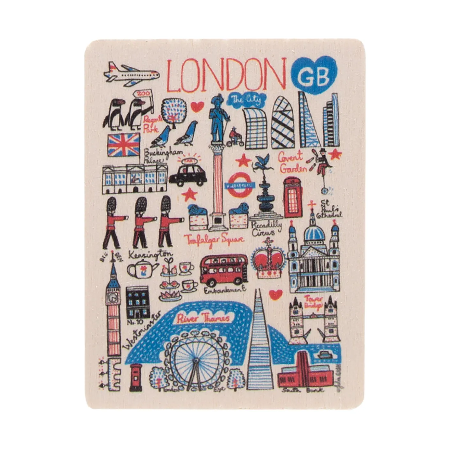 wooden_magnet_london_by_julia_gash_0.webp New Wooden Magnet London By Julia Gash Magnets | Fridge Magnets